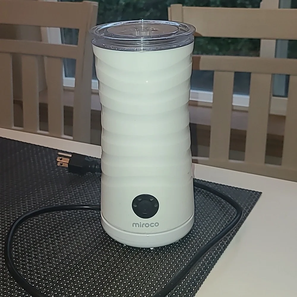 Miroco White Electric Milk Frother